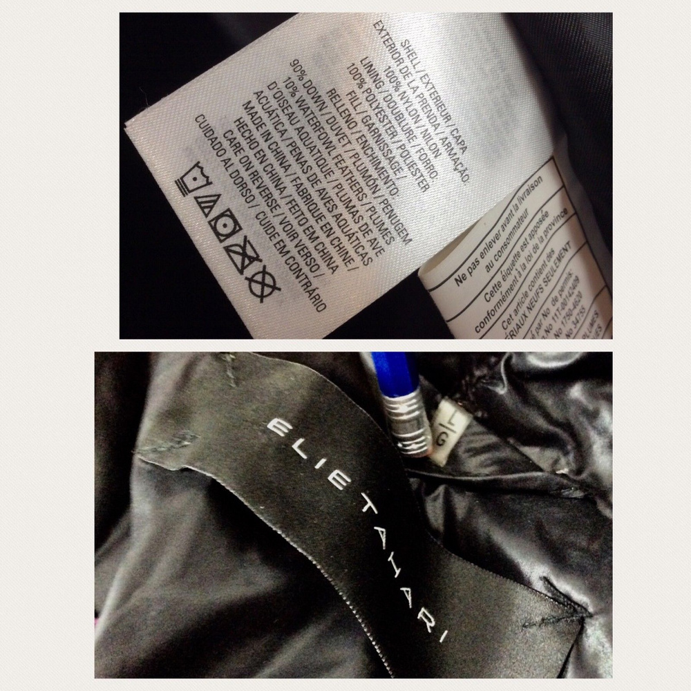 XSOLDXElie Tahari Down Feather Packable Parka Coat - Picture 8 of 8